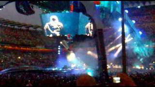 U2 San Siro 07072009  Magnificent [upl. by Drucie626]