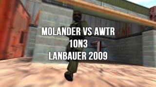 DomenikTV  molander vs AWTR LANBauer 2009 [upl. by Lynna]