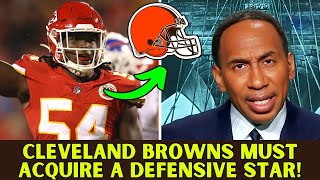 🚨OUT NOW CLEVELAND BROWNS EYE A GAMECHANGING LINEBACKER WILL THEY PULL THE TRIGGER BROWNS NEWS [upl. by Amal]