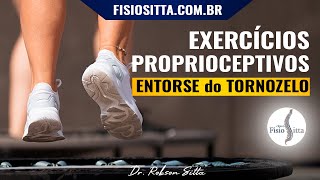 EXERCÍCIOS ENTORSE do TORNOZELO PROPRIOCEPÇÃO TREINO SENSÓRIO MOTOR Fisioterapia Dr Robson Sitta [upl. by Trula]