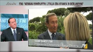 Fini Nessun complotto lItalia era stanca di Berlusconi [upl. by Aivartal]