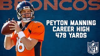 Peyton Manning Highlights from CareerHigh 479Yard Game 2014  Cardinals vs Broncos  NFL [upl. by Witkin684]