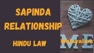 Sapinda relationships Hindu Law eligibility for marriage DrKKSunitha [upl. by Otrebtuc]