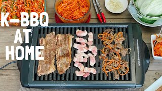 Korean BBQ at Home Mukbang Quarantine Version [upl. by Otreblanauj]