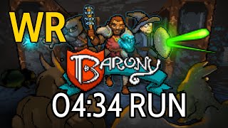 Barony Classic Speedrun  WORLD RECORD  04m34 [upl. by Naginarb]