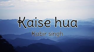 Kabir singhkaise hua lyrics [upl. by Ahsilad477]