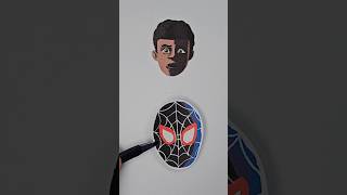 Spider Man Verse 3 and Peter Parker Face Puzzle Challenge shorts craft spiderman art [upl. by Lipsey]