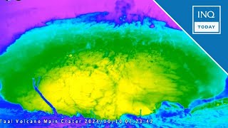 Phivolcs observes weak phreatic eruption over Taal Volcano  INQToday [upl. by Luapleahcim]