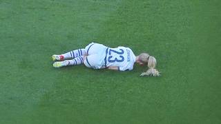 Alisha Lehmann was very HURT vs Hungary 2024 Away [upl. by Bonnie]