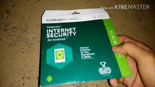 How to Installation Kaspersky Mobile Antivirus👍👍☺😊👌 [upl. by Peppy339]