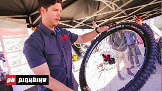 How To Set Up Tubeless MTB Tires In 60 Seconds [upl. by Kallista947]