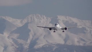 日本とは思えない美しい着陸風景 quotThe Beautiful Landing Sceanquot JAL JAPAN AIRLINES Boeing 767346ER JA658J [upl. by Apeed]