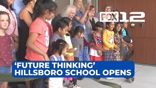 New ‘future thinking’ elementary school opens in Hillsboro [upl. by Hsivat]