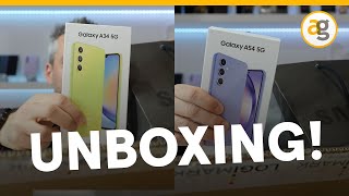 UNBOXING Samsung A54 e A34 e NON SOLO [upl. by Dex]