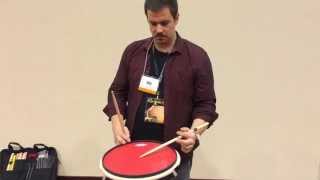 Russ Millers lesson on the Moeller Stroke from PASIC 2014 [upl. by Anelim470]