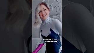 I am ready to spider gwen cosplay spider girl costume shorts spidergwen cosplay tiktok [upl. by Davita]