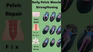 Daily Pelvic Muscle Strengthening motivation weightloss yoga [upl. by Hoopen]