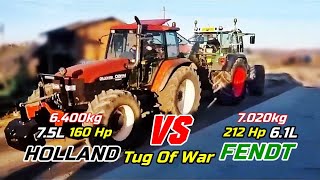 New Holland M160 VS FENDT 820 Vario Tug Of WarWho wins Shorts [upl. by Ima848]