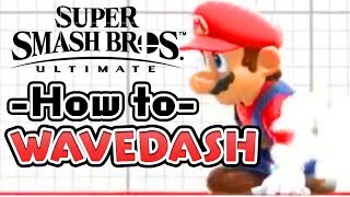 How to Wavedash in Super Smash Bros Ultimate Easy Tutorial Guide [upl. by Eislrahc]