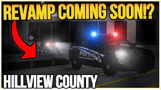 Hillview County REVAMP Coming Soon Roblox [upl. by Hterag]