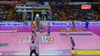 QF  JG01  Novara x Bergamo  Italiano de Vôlei Feminino 201415 [upl. by Elston]