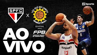 AO VIVO E COM IMAGENS  SÃO PAULO x FARMA CONDE SÃO JOSÉ  JOGO 2  CAMPEONATO PAULISTA DE BASQUETE [upl. by Pettifer934]