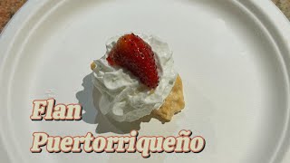 Receta para Flan de Puerto Rico [upl. by Llednik]