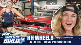 1968 Dodge Charger Restoration for Hot Rod Power Tour  State of the Build  PEAK Auto [upl. by Hubing977]