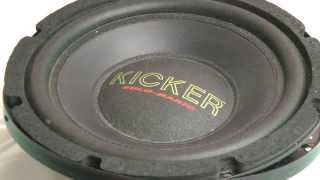 Kicker Solo Baric S8 Subwoofer The First Generation Solobaric 1992 [upl. by Ahsiekahs]