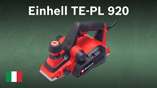 Pialletto elettrico Einhell TEPL 920 4345325 [upl. by Ansaev]