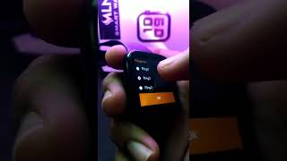 How to set amp change ringtone in smartwatch shorts smartwatch [upl. by Ingelbert]