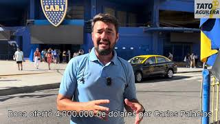 BOCA OFERTÓ 4000000 DE DÓLARES POR CARLOS PALACIOS ¿DIEGO MARTÍNEZ REPITE EL 11 ¿ROMERO LLEGA [upl. by Suzetta]