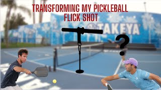 Transforming My Pickleball Flick Shot [upl. by Yrehcaz569]