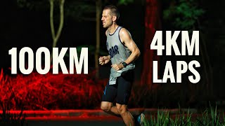 Running 100km Ultramarathon in 4km park 25 Laps of Hell [upl. by Okihcas]