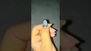 Easy Grey 🩶 Nailart 💅 nails nailidea nailinspo shorts comic easynailart grey [upl. by Yatnuahc]