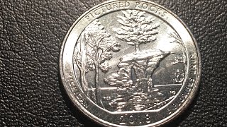 Quarter Dollar 2018 Pictured Rocks [upl. by Zipnick]