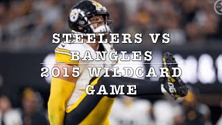 2015 Steelers vs Bengals Wildcard Game nfl history sports story shortvideo [upl. by Biron397]