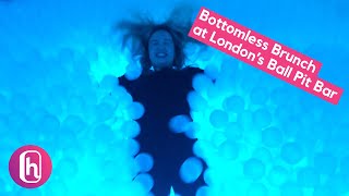 Bottomless Brunch at London’s Ball Pit Bar Ballie Ballerson  Things To Do in London [upl. by Elene]