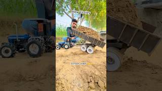 New Holland with dumper trolley 🔥🔥 [upl. by Narol]