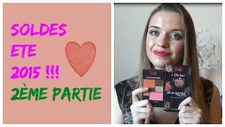 HAUL SOLDES ETE 2015 2 Sephora HampM Camaïeu Maisons du Monde [upl. by Jerold]