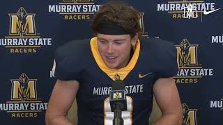 Jayden Stinson PostGame Press Conference  Racers Football  9242022 [upl. by Darren]