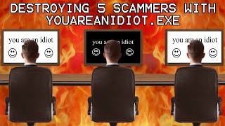 Destroying SCAM Call Center With YouAreAnIdiotEXE [upl. by Sansbury]