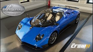 The Crew 2  PAGANI ZONDA F  Customization Top Speed Run Review [upl. by Esil460]