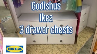 GODISHUS IKEA 3 drawer chest  How to put together following instructions [upl. by Susi960]