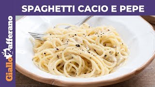 SPAGHETTI CACIO E PEPE RICETTA PERFETTA [upl. by Careaga63]