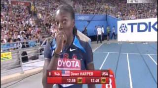 Sally Pearson 100h womens final daegu 2011avi [upl. by Anailuy]