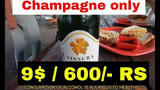 Champagne only in 600 Rupees  Best place to buy wine in Nasik Maharashtra [upl. by Eustis]