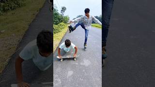 Skating best jumper public reactions😱 😰skatersskateboardinline skatesshortsyt shorts [upl. by Aikram]