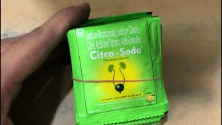 Citro soda gralules uses  price  composition  dose  side effects  review  in hindi [upl. by Essilem627]