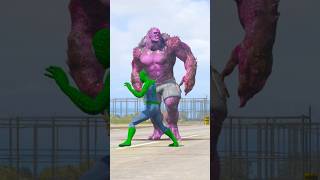 PINK ABOMINATION VS SUPER HEROS POWER BATTLE shorts [upl. by Docila]